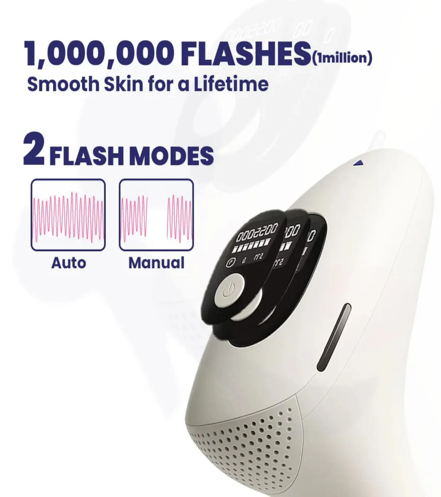 Premium IPL Laser Hair Removal Device – 1 Million Flashes - Image 3