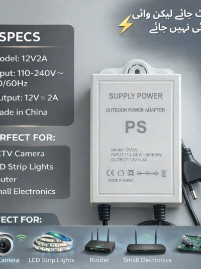 Power Supply Adapter – CCTV Camera, Router & LED Devices ke liye High-Quality Adapter