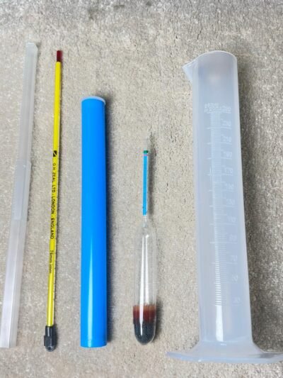Complete Milk Testing Kit with Lactometer and Measuring Cylinder