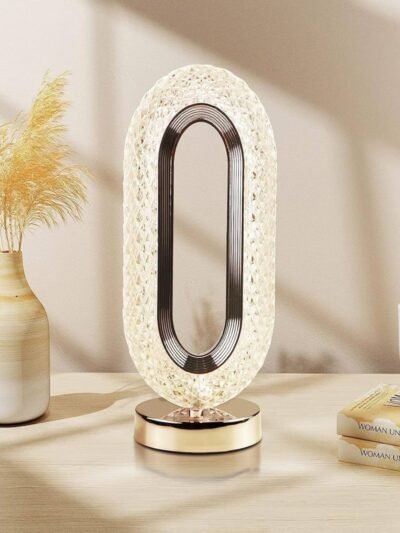 Modern LED USB Portable Oval Table Lamp